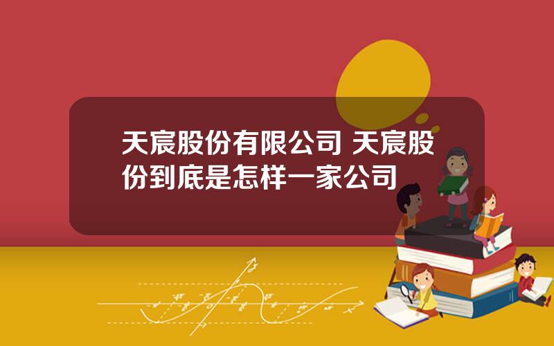 天宸股份有限公司 天宸股份到底是怎样一家公司